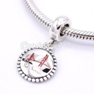 Authentic Pandora San Francisco Dangle Charm - USB791169-G042